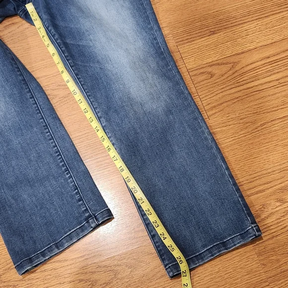Code Bleu Women's Blue Jeans Size 12 - Picture 6 of 7